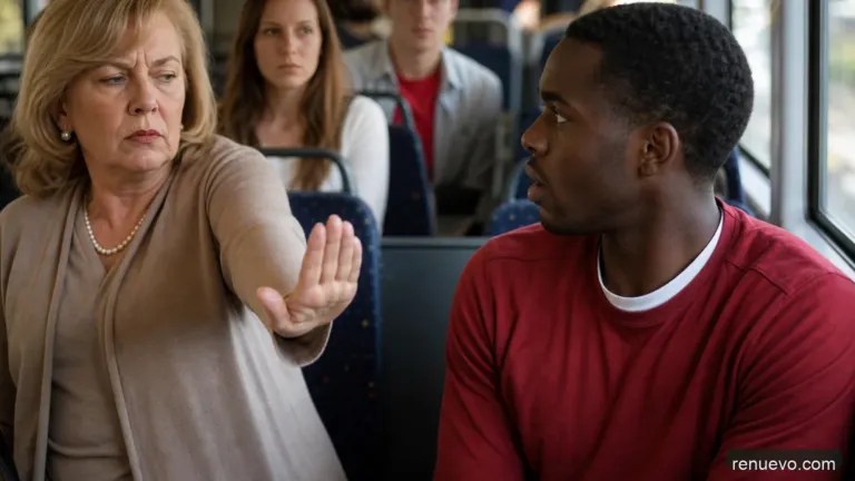 Señora Dijo «No Me Sentaré Al Lado De Un Negro». Recibió Lo Que Se Merecía