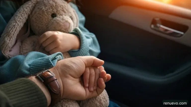 Su padre la descubre llorando en el asiento trasero, cuando vi la razón se me derritió el corazón.