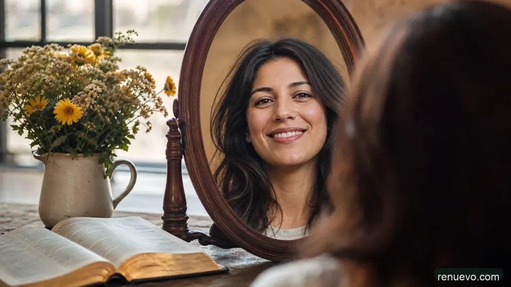 Un espejo que dice a las mujeres lo realmente Bellas que son :)