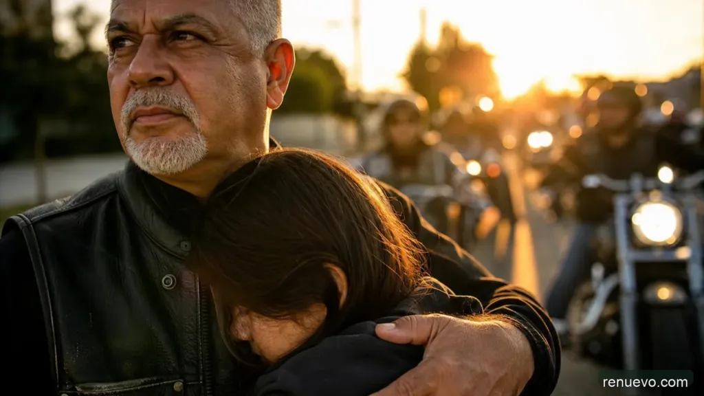 Una Mujer y su Hija Sufrían los Abusos de un Mal Hombre… Hasta que estos Motociclistas llegaron en su Ayuda