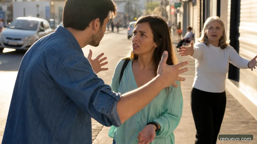 Una Pareja De Novios Pelea Dos Veces En Plena Calle, Lo Que Pasa En La Segunda Pelea No Lo Vas A Creer