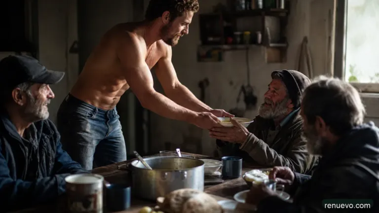 Ves A Este Hombre Sin Camisa, De Seguro Que No Te Imaginas Lo Que Hizo Con Estos Vagabundos